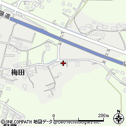 山口県山陽小野田市梅田1038周辺の地図