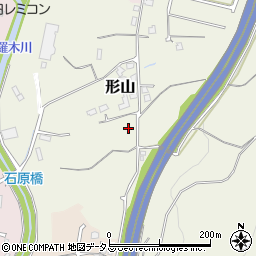 山口県下関市形山周辺の地図