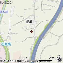 山口県下関市形山周辺の地図