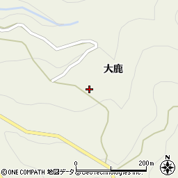 徳島県吉野川市美郷大鹿34周辺の地図