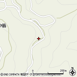 徳島県吉野川市美郷中筋94周辺の地図