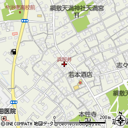 浜桜井周辺の地図