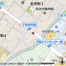平田周辺の地図