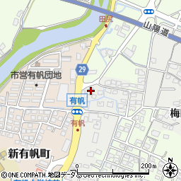 山口県山陽小野田市梅田920周辺の地図