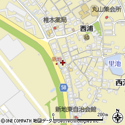 山口県防府市西浦2075周辺の地図
