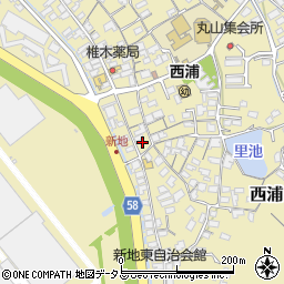 山口県防府市西浦2088周辺の地図