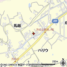 徳島県徳島市方上町合ノ町周辺の地図
