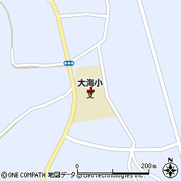 山口市立大海小学校周辺の地図