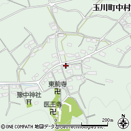 愛媛県今治市玉川町中村345周辺の地図