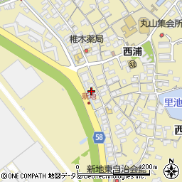 山口県防府市西浦2081周辺の地図