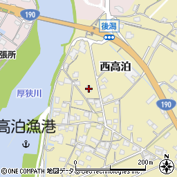 山口県山陽小野田市西高泊3345-2周辺の地図