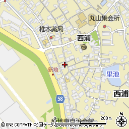 山口県防府市西浦2086周辺の地図