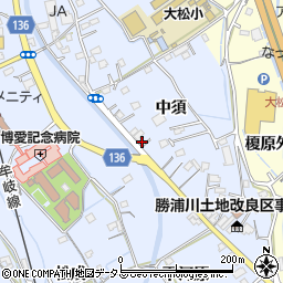 徳島県徳島市勝占町中須43周辺の地図