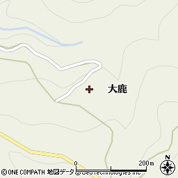 徳島県吉野川市美郷大鹿39周辺の地図