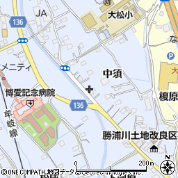 徳島県徳島市勝占町中須43-3周辺の地図