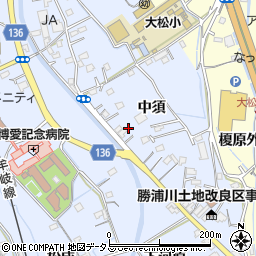 徳島県徳島市勝占町中須44周辺の地図