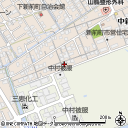 山口県防府市田島下新前町1137-2周辺の地図