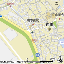 山口県防府市西浦2073周辺の地図