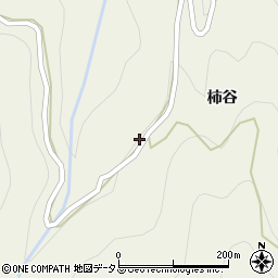 徳島県吉野川市美郷柿谷110周辺の地図