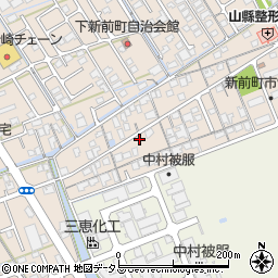 山口県防府市田島下新前町1152-2周辺の地図