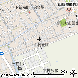 山口県防府市田島下新前町1161周辺の地図