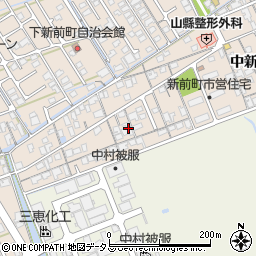 山口県防府市田島下新前町1113周辺の地図