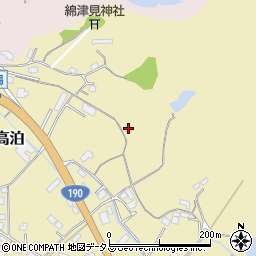 山口県山陽小野田市西高泊3443周辺の地図