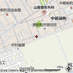 山口県防府市田島下新前町1048周辺の地図