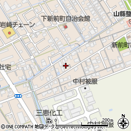山口県防府市田島下新前町1153-1周辺の地図