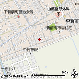 山口県防府市田島下新前町1123-9周辺の地図
