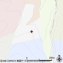 徳島県三好市井川町ヒラソ周辺の地図