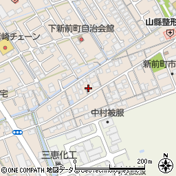 山口県防府市田島下新前町1156周辺の地図