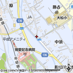 徳島県徳島市勝占町中須31-4周辺の地図