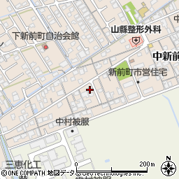 山口県防府市田島下新前町1123-7周辺の地図