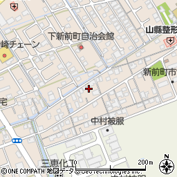 山口県防府市田島下新前町1172周辺の地図