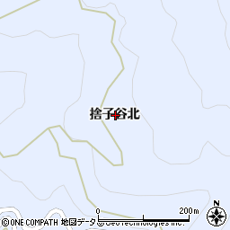 徳島県美馬郡つるぎ町貞光捨子谷北周辺の地図