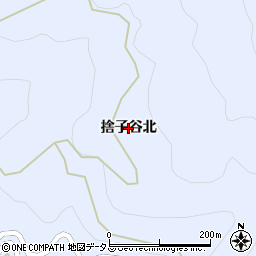 徳島県つるぎ町（美馬郡）貞光（捨子谷北）周辺の地図
