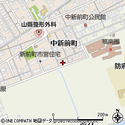 山口県防府市田島中新前町1039周辺の地図