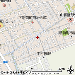 山口県防府市田島下新前町1173周辺の地図