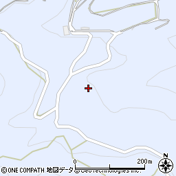 徳島県美馬郡つるぎ町貞光浦山595周辺の地図