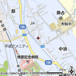 徳島県徳島市勝占町中須31周辺の地図