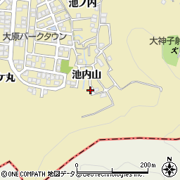 徳島県徳島市大原町池内山11-23周辺の地図