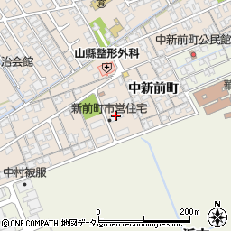 山口県防府市田島（下新前町）周辺の地図