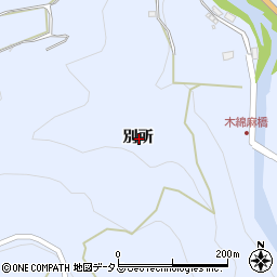徳島県美馬郡つるぎ町貞光別所周辺の地図
