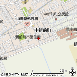 山口県防府市田島中新前町1037周辺の地図