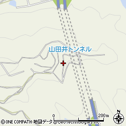 山田井トンネル周辺の地図