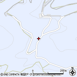 徳島県美馬郡つるぎ町貞光浦山422-2周辺の地図