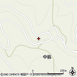 徳島県吉野川市美郷中筋273周辺の地図