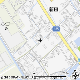 山口県防府市新田1687-1周辺の地図