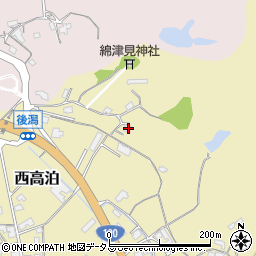 山口県山陽小野田市西高泊1626周辺の地図